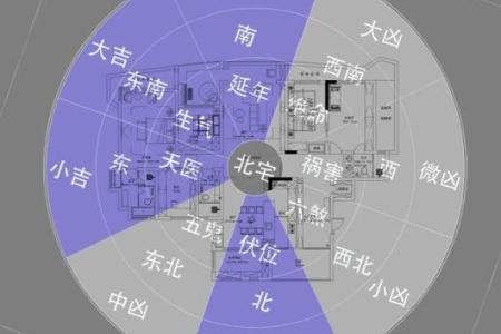 自制房子风水大门方位图解