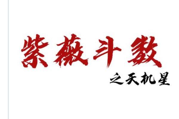 紫微斗数：天机星