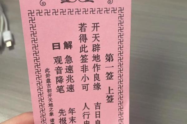 盘古灵签1一100签解签