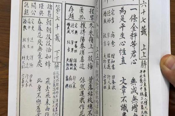 菩萨灵签第1签