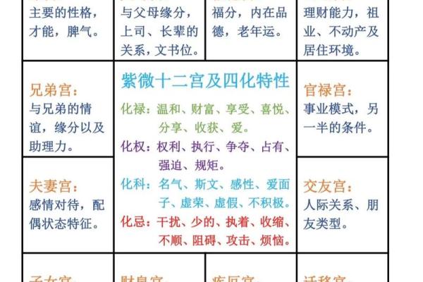 紫微斗数人事十二宫的基本意义 紫微斗数人事十二宫的基本意义