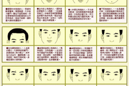 面相解析：额头面相算命图解