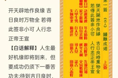 观音灵签第二签求工作求解