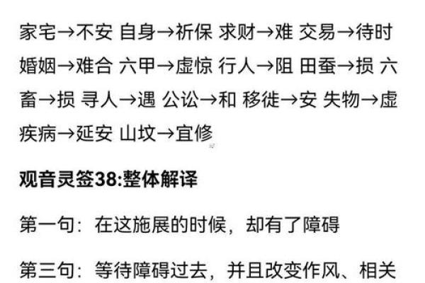 观音灵签求高人帮忙解签