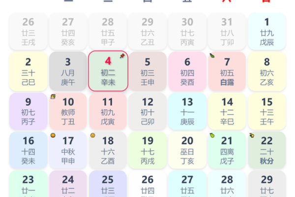每日黄历运势