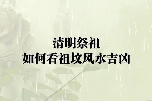 风水清明节要注意什么有哪些禁忌