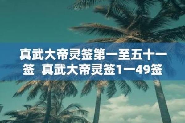 真武大帝灵签第二十五签