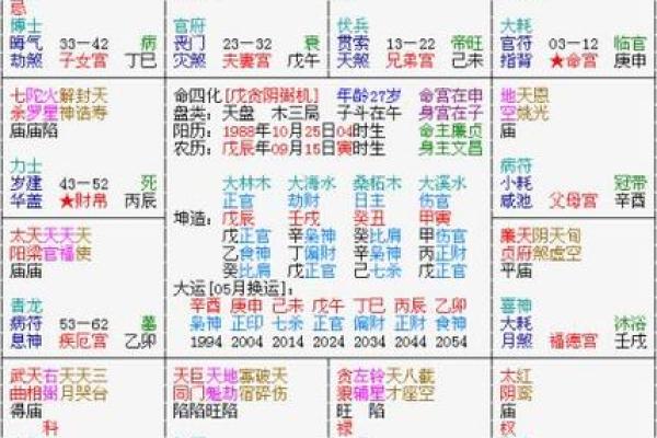 紫薇斗数命宫看性格