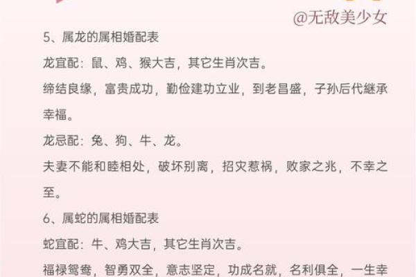 十二生肖不能结婚配对