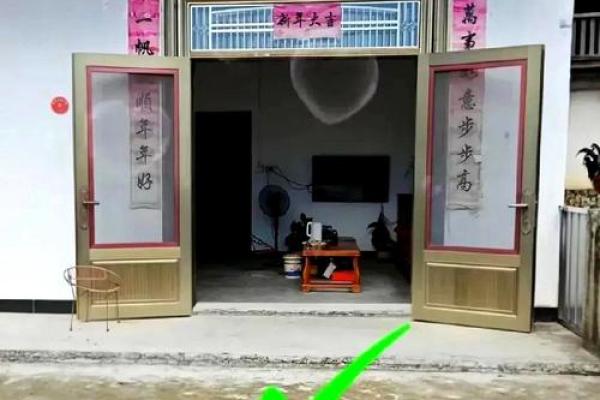 风水背对小区大门的房子