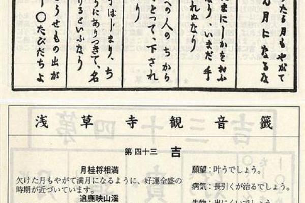 老黄历观音灵签第68签