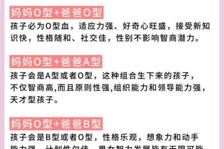 血型性格特点