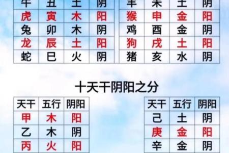 十二地支阴阳五行及方位