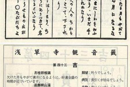 老黄历观音灵签第68签