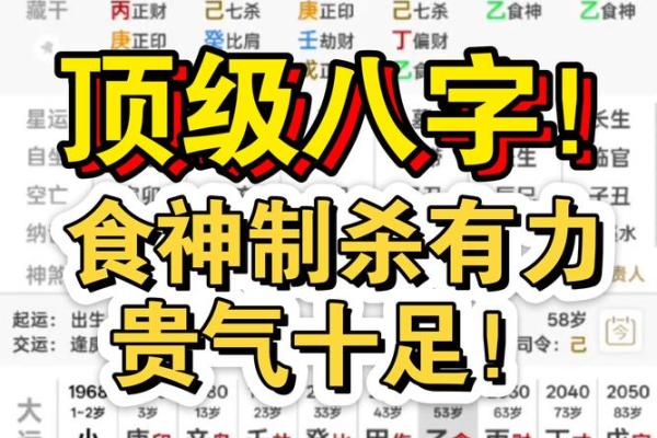 八字透食神