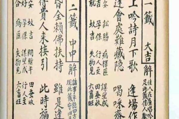 白云观100灵签