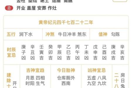 明日黄历吉凶宜忌
