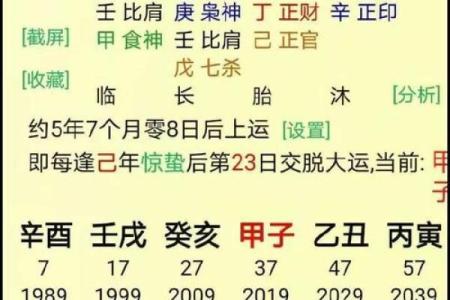 八字算何时升官