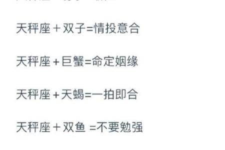 公认最适合天秤座的星座是什么