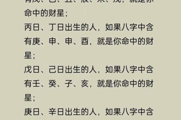 财运旺的八字