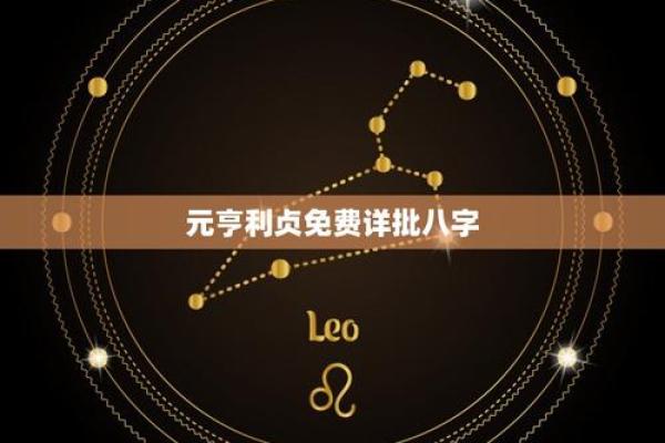 元亨利贞网八字排盘