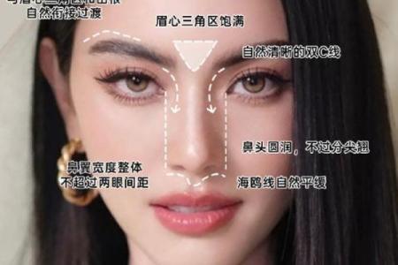 三角眉毛的面相算命图解