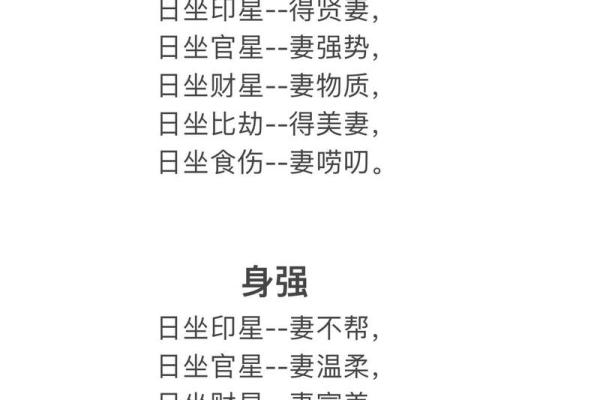 八字看日柱