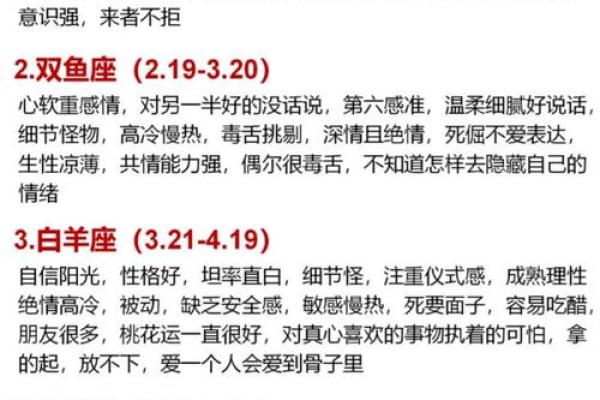 12星座有哪些星座 分别是哪些性格 图片大全