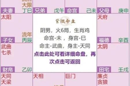 紫薇斗数古今命盘
