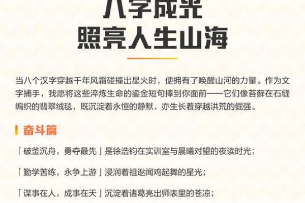 人生的八字