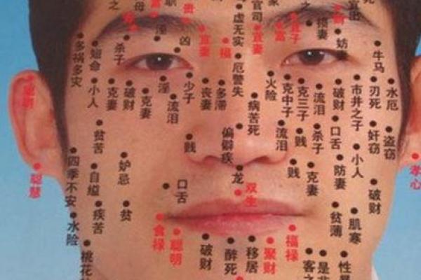 背部胎记算命图解