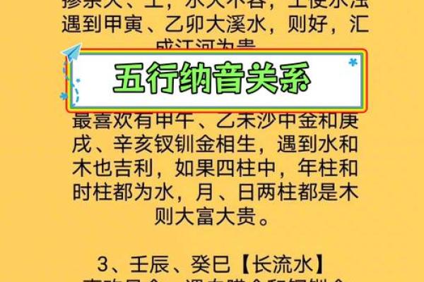 八字五行纳音