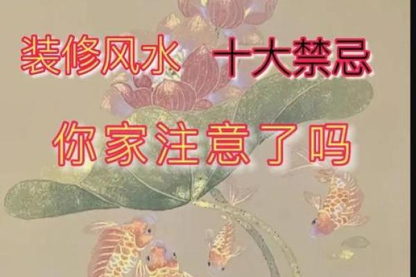 屋里装修风水禁忌