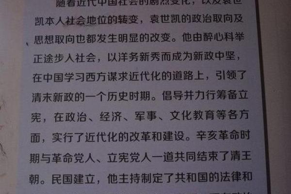 袁世凯八字命理解析
