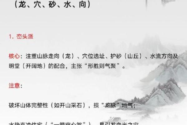 论风水伪流派