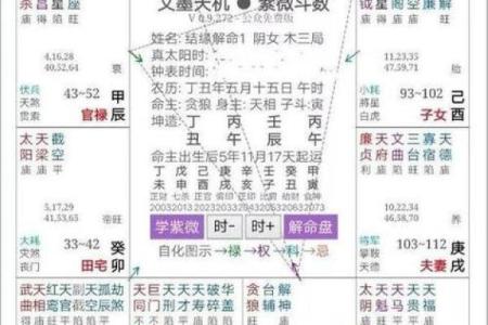 紫薇斗数算配偶