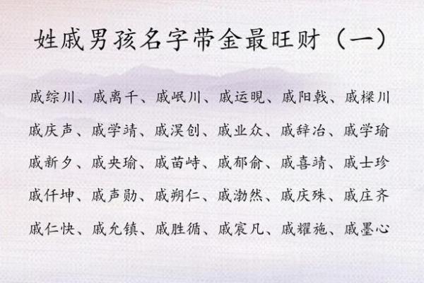 八字喜金水的男孩名字