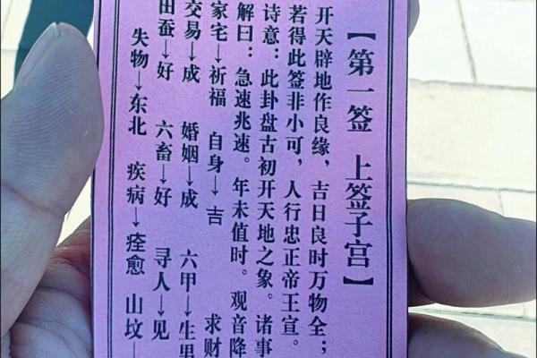 方岩胡公灵签解签65签