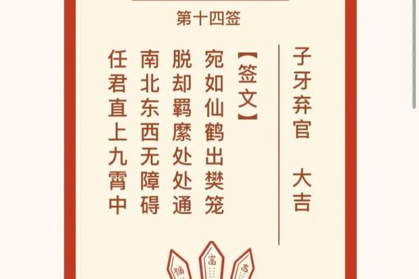 观音灵签第二十二上上签