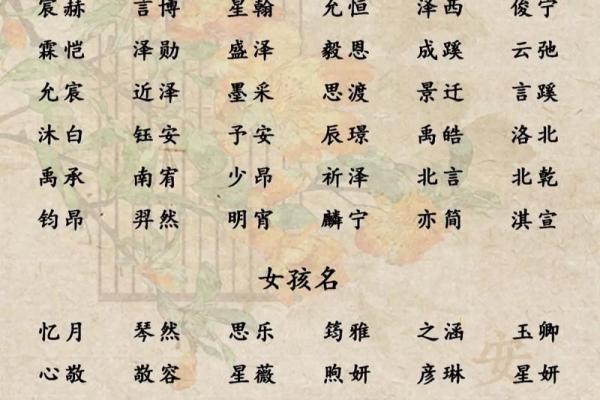 八字喜用神金水怎样取名