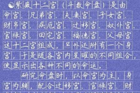 紫微斗数诸星落诸宫之：紫微星福德宫详解