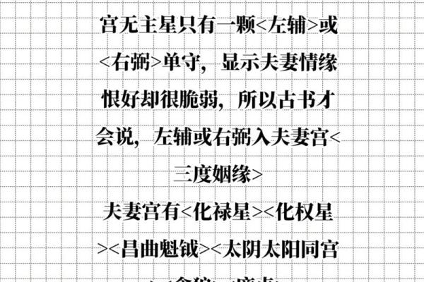 紫薇斗数中左辅右弼