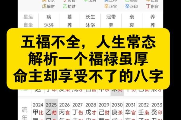 福禄寿俱全的八字