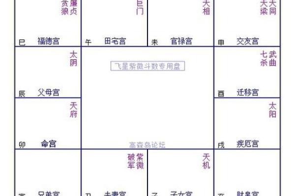 紫微斗数诸星落诸宫之，夫妻宫
