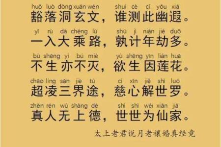 月老配姻缘真经