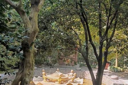 句容茅山月老殿求姻缘 茅山月老祠？