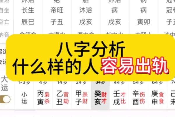 男人容易出轨的八字是怎么样的？