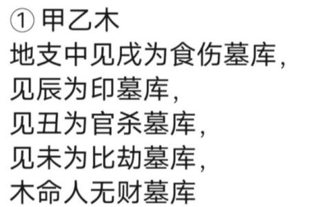 八字知识之