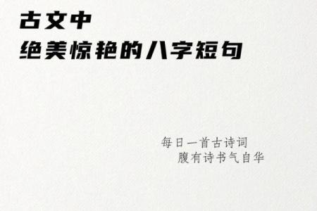 八字八行古诗