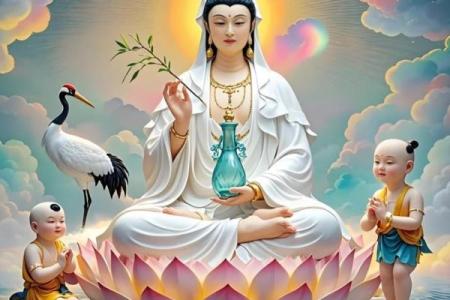 梦见观音菩萨给了一份工作